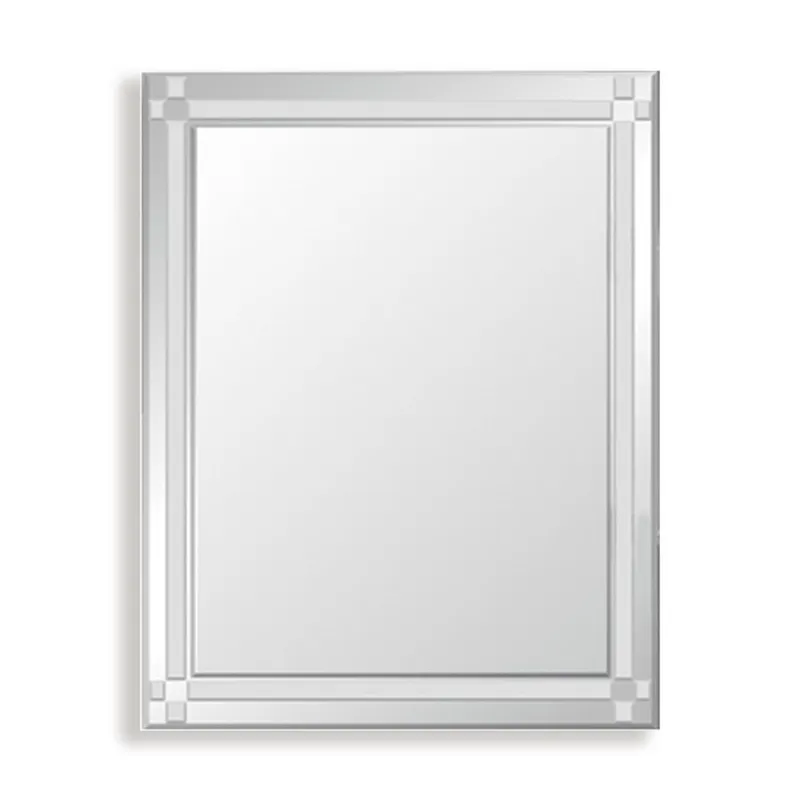 Дзеркало настінне ZERIX FONTE MRZ10-60x80-REVERSE прямокутне з декором (ZX5640)