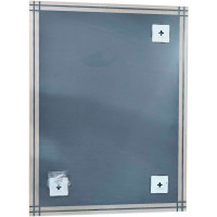 Дзеркало настінне ZERIX FONTE MRZ10-60x80-REVERSE прямокутне з декором (ZX5640)