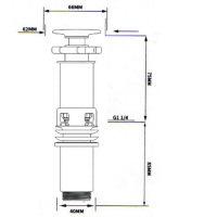 Раковина накладна MIXXUS PREMIUM STYLE-0201 520х375х140mm (донний клапан, отвір під змішувач) (MP6511)