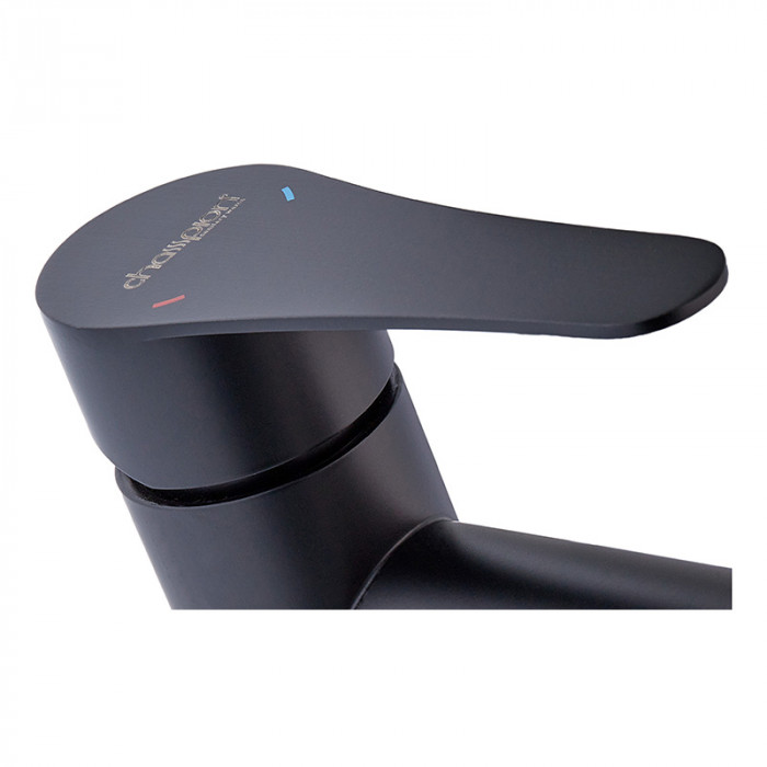 Змішувач для умивальника Champion SAP-001-A Black (нерж. сталь) (CH6161)