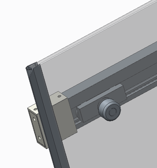 Двері в нішу Koer SR SD02-120x200-TR-01 прозоре скло Easy Clean 8мм, хром (KR5384)