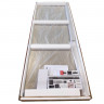 Двері у нішу розсувні KOER SR SD02-120x200-TR-01 прозоре скло EASY CLEAN 8мм хром (KR5384)