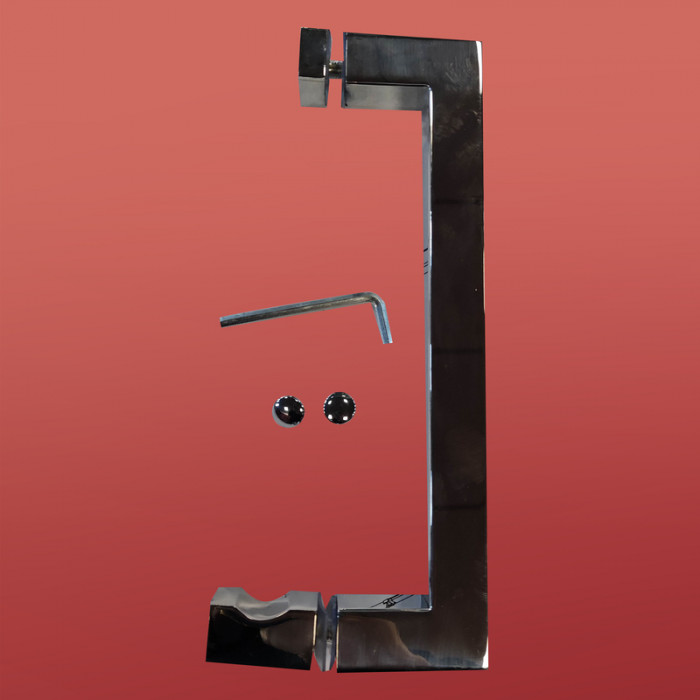 Двері в нішу Koer SR SD02-120x200-TR-01 прозоре скло Easy Clean 8мм, хром (KR5384)