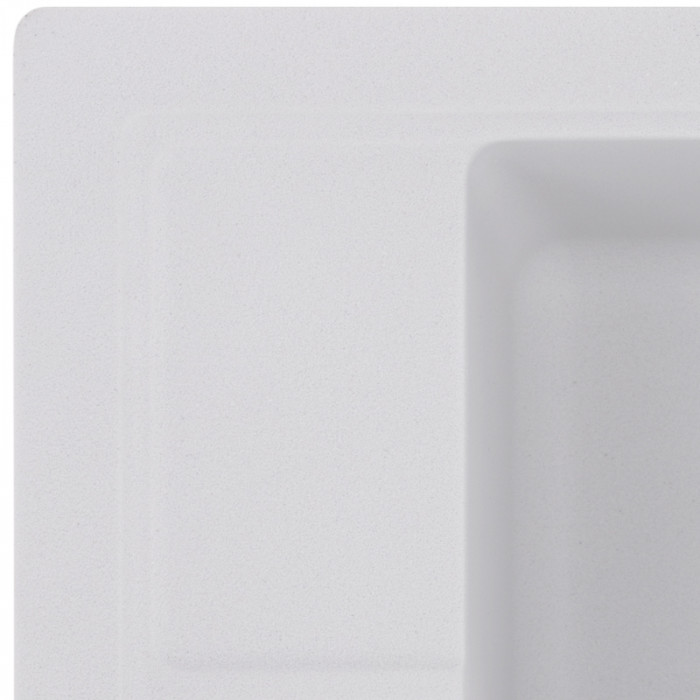 Мийка кухонна Zerix ZS-4651S-01 Біла (ZX4563)