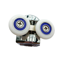 Ролики для душових кабін подвійні колеса MIXXUS PREMIUM ROLLERS SCP01-1 CHROME верхні (23mm для DIVERSE SC01, SC02, SD01) (MI7161)