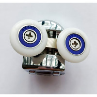 Ролики для душових кабін подвійні колеса MIXXUS PREMIUM ROLLERS SCP01-1 CHROME верхні (23mm для DIVERSE SC01, SC02, SD01) (MI7161)