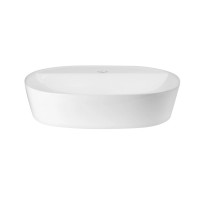 Раковина накладна Mixxus Premium ELLIPSE-0203 510х375х120mm з отвором під змішувач (MP6678)