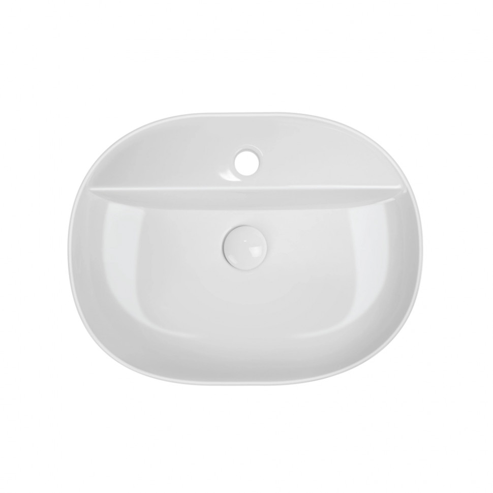 Раковина накладна Mixxus Premium ELLIPSE-0203 510х375х120mm з отвором під змішувач (MP6678)