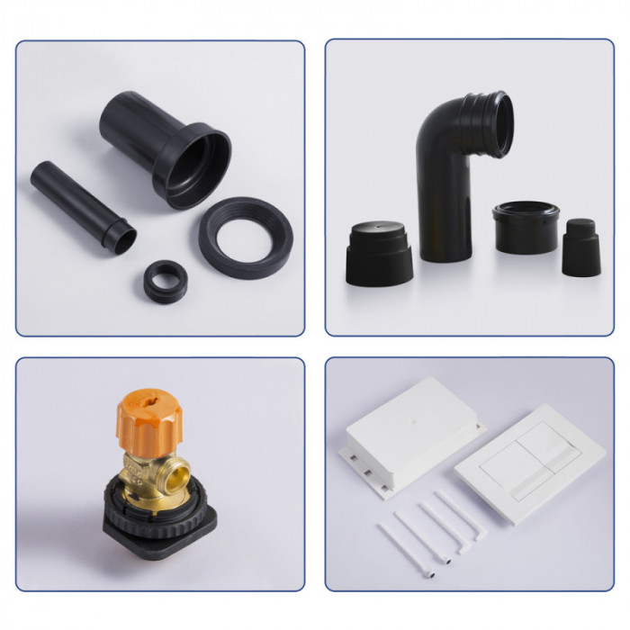 Комплект інсталяційний для унітазу Koer KT-0401 (без панелі змиву)  (KR5166)