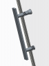 Двері у нішу розсувні KOER SR SD01-120x200-TR-01 прозоре скло EASY CLEAN 8мм хром (KR5376)