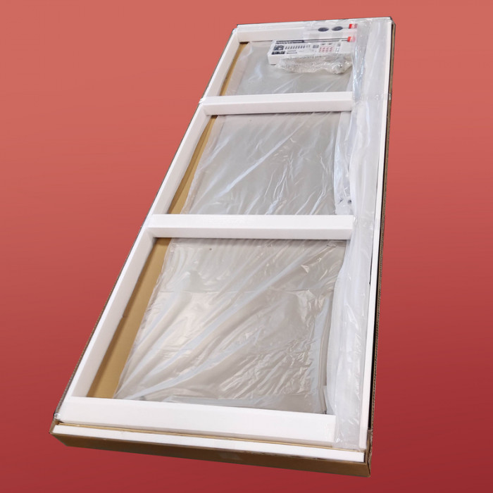 Двері в нішу Koer SR SD01-120x200-TR-01 прозоре скло Easy Clean 8мм, хром (KR5376)