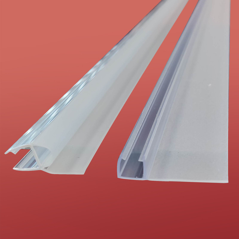 Двері у нішу розсувні KOER SR SD01-120x200-TR-01 прозоре скло EASY CLEAN 8мм хром (KR5376)