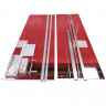 Двері у нішу розсувні KOER SR SD01-120x200-TR-01 прозоре скло EASY CLEAN 8мм хром (KR5376)