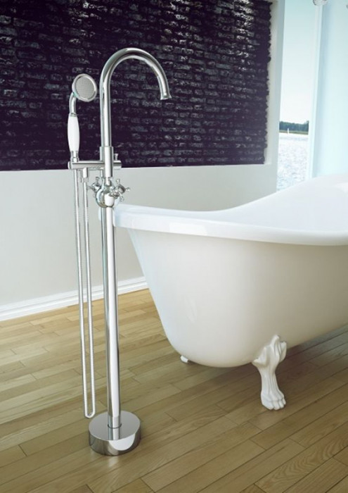Смеситель для ванны свободностоящий RETRO I (хром)