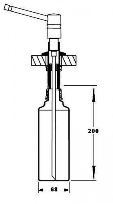Дозатор SOAP-MТ102-SN