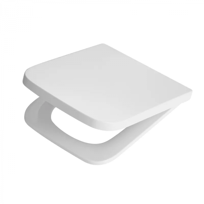 Сидіння-кришка для унітазу Mixxus Premium SEAT COVER QUADRO-2005 430х345х30mm дюропласт (MP6688)