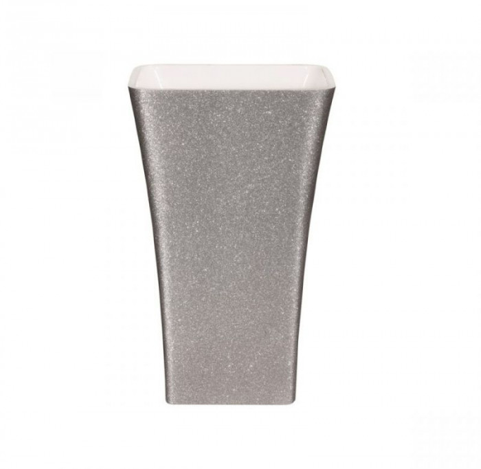 Умывальник свободностоящий ASSOS GLAM серебряный 41х52 ретро