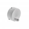 Чашка декоративна Mixxus TCC-01 WHITE (кругла) для маскування кабелю (колір білий) (MI6639)