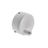 Чашка декоративна Mixxus TCC-01 WHITE (кругла) для маскування кабелю (колір білий) (MI6639)
