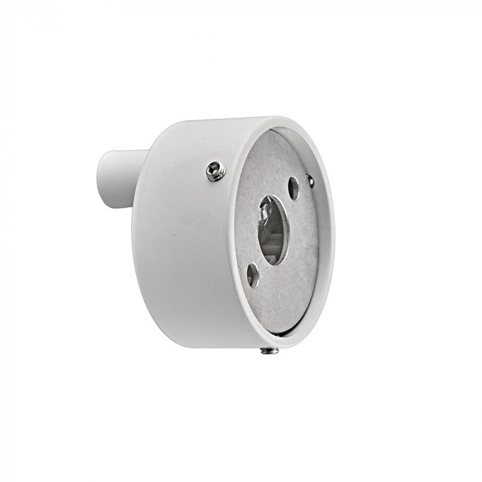 Чашка декоративна Mixxus TCC-01 WHITE (кругла) для маскування кабелю (колір білий) (MI6639)