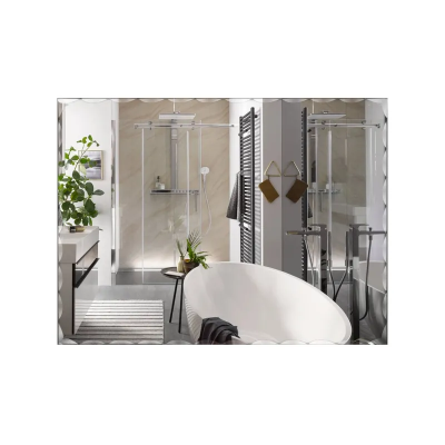 Дзеркало настінне Zerix KUBIX MRZ06-45x60 прямокутне з декором (ZX5948)