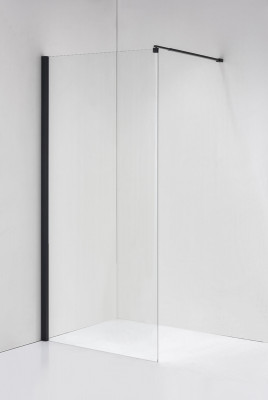 Душова перегородка Atlantis PF-71J Black 100х190