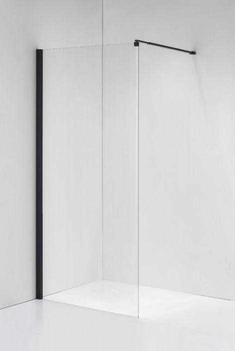 Душова перегородка Atlantis PF-71J Black 100х190