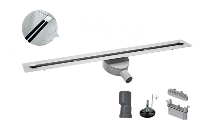 Душовий трап "Тонкий" з нержавіючої сталі SUS304 Koer FD07-20x700-Slender (KR5136)