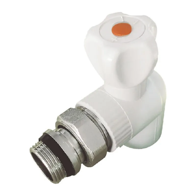 Кран радіаторний 20x1/2 кутовий з прокладкою &quot;антіпротечка&quot; PPR Koer K0161.PRO (KP0207)