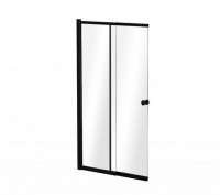 Шторка для ванни BESCO Easy Slide Black-2S 100x150