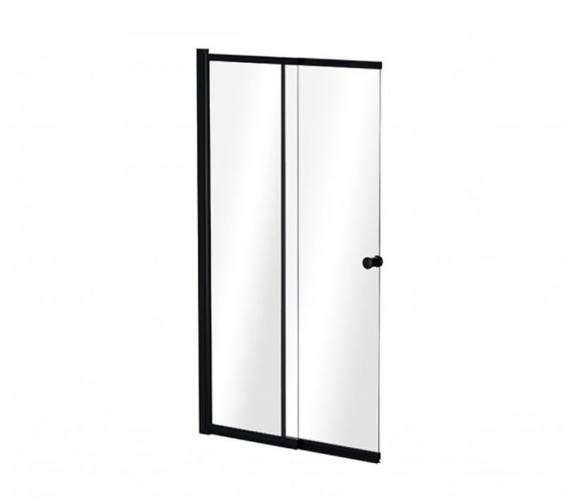 Шторка для ванни BESCO Easy Slide Black-2S 100x150