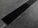 Лінійний душовий трап Virgo Black 70