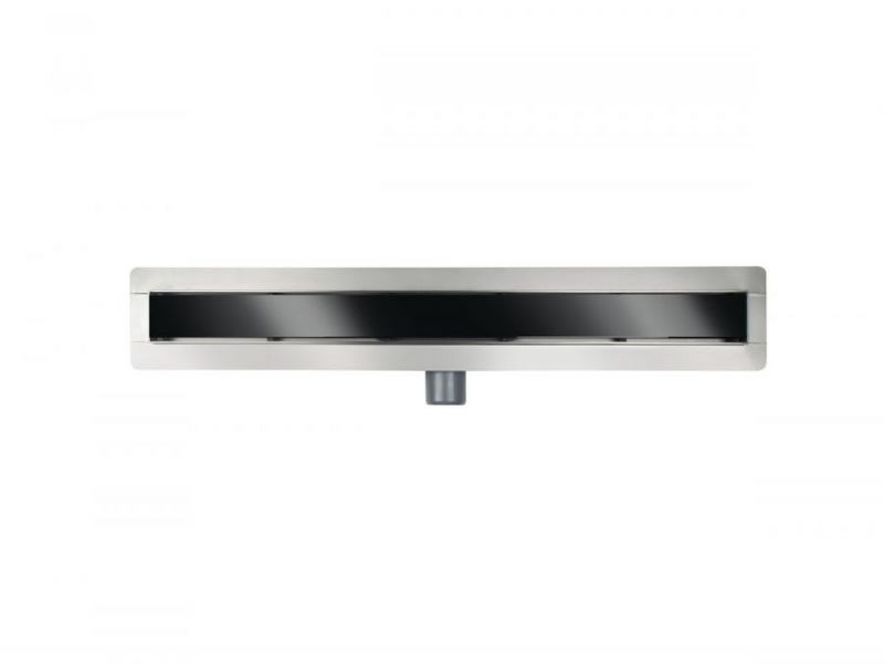 Лінійний душовий трап Virgo Black 70