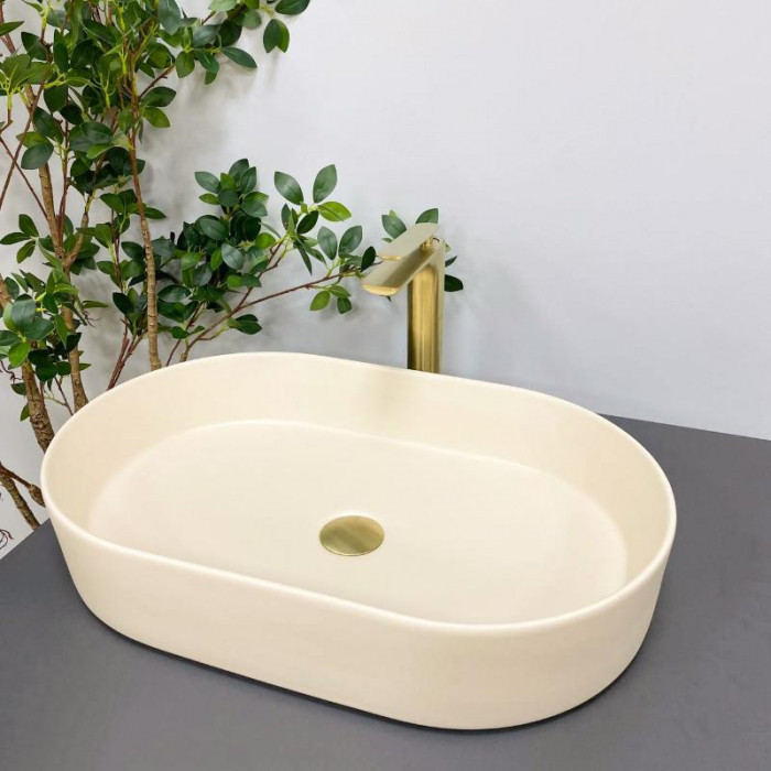 Умивальник (раковина) VBI VERONA 60 BEIGE MATT накладний