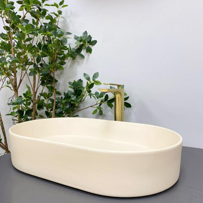 Умивальник (раковина) VBI VERONA 60 BEIGE MATT накладний