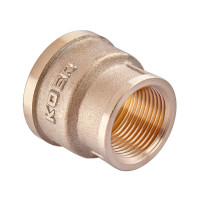 Муфта редукційна Koer KF.C0608.WN - 3/4"x1/2" без нікелю (MX1497)