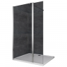 Душова перегородка Walk-In (рухома частина) KOER SR SP03-30x200-TR-01 прозоре скло EASY CLEAN 8мм хром (KR5399)