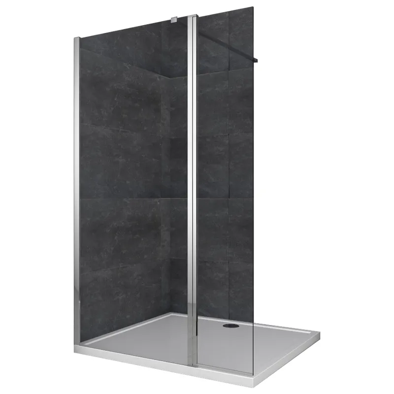 Душова перегородка Walk-In (рухома частина) KOER SR SP03-30x200-TR-01 прозоре скло EASY CLEAN 8мм хром (KR5399)