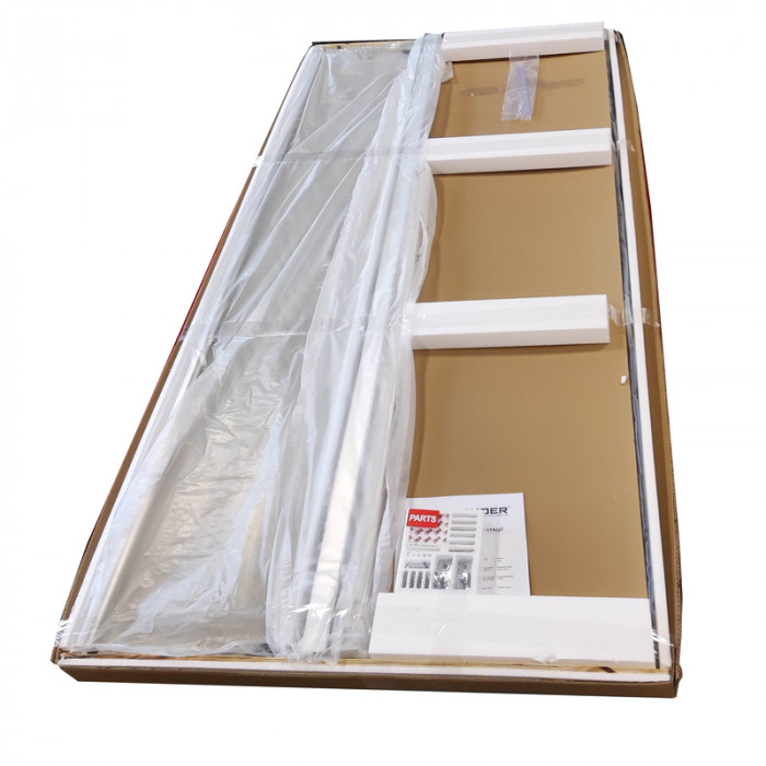 Душова перегородка Koer SR SP03-30x200-TR-01 Walk-In (рух.част) прозоре скло Easy Clean 8мм, хром (KR5399)