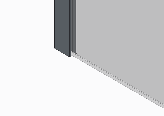 Душова перегородка Koer SR SP03-30x200-TR-01 Walk-In (рух.част) прозоре скло Easy Clean 8мм, хром (KR5399)