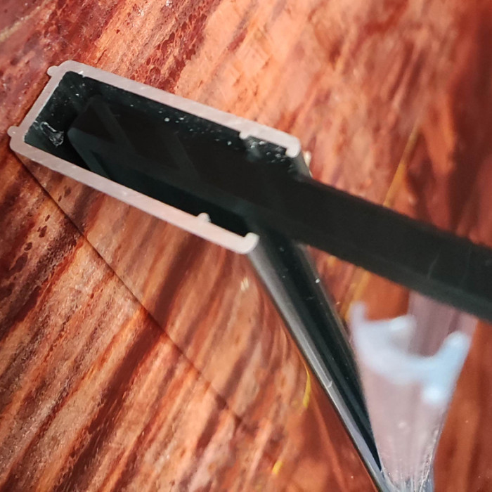 Душова перегородка Koer SR SP03-30x200-TR-01 Walk-In (рух.част) прозоре скло Easy Clean 8мм, хром (KR5399)