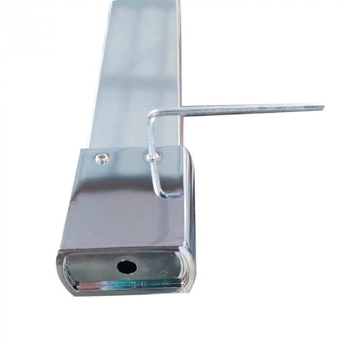 Душова перегородка Koer SR SP03-30x200-TR-01 Walk-In (рух.част) прозоре скло Easy Clean 8мм, хром (KR5399)