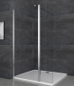 Душова перегородка Walk-In (рухома частина) KOER SR SP03-30x200-TR-01 прозоре скло EASY CLEAN 8мм хром (KR5399)