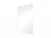 Кабина walk in ECO-N 90x195 стекло прозрачное, держатели хромированные 120 см