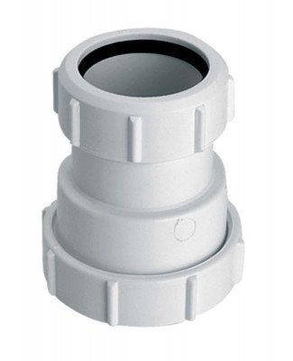 Муфта пластиковая редукционная ∅40x∅50/85, 4050H-WH