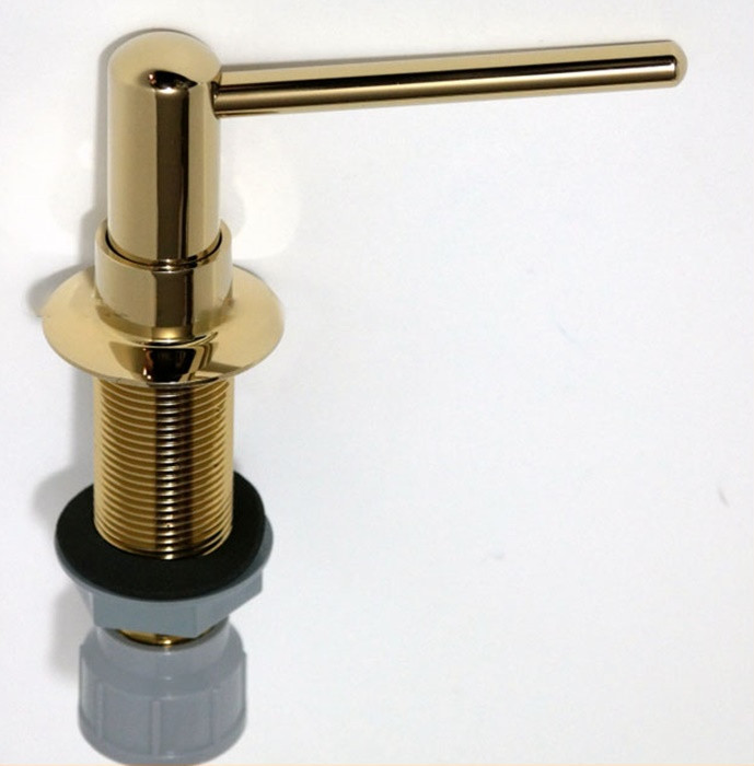 Дозатор миючих засобів 500 мл прихованого монтажу, дозуючий елемент з латуні HC20-GOLD