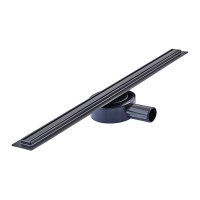 Душовий трап MIXXUS DRAIN-05-60-SLIM BLACK з нерж. сталі SUS304 30x600мм (Колір чорний) (MI6169)