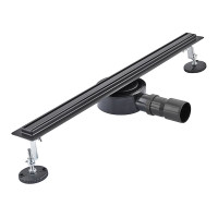 Душовий трап MIXXUS DRAIN-05-60-SLIM BLACK з нерж. сталі SUS304 30x600мм (Колір чорний) (MI6169)