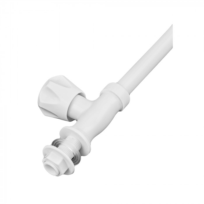 Кран для холодної води Plamix Mono-005 White (PM0675)