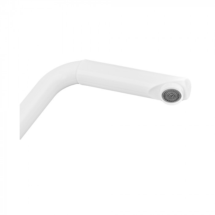 Змішувач для умивальника Plamix Diego-001-G White (без підведення) (PM0656)